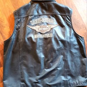 Men's Harley Davidson Leather Vest